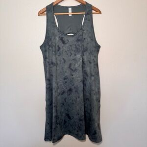 Marika 1X Tie Dye Athletic Dress Built In Bra Pockets